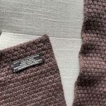 Coach Wool Blend Knit Brown Scarf One Size Photo 5