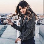 Paige Telma Black Metallic Shimmer Asymmetric Vegan Leather Moto Jacket Size M Photo 12