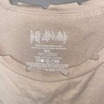 Def Leopard Distressed Shirt Size M Photo 2