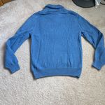 Jos. A. Bank  Executive Collection Men’s Cable Knit Blue Sweater.  Size Large Photo 5