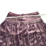 New York & Co. Purple Tiered A-Line Midi Skirt Size 10 Back Zipper. Photo 4