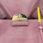 Cromia Large Leather Handbag Burgundy Made in Italy Purse Red Photo 5