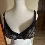 Adrienne Vittadini  Studio Black Lace‎ Overlay Bra Style 5575 Size 40DD Photo 3