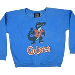 Recycled Karma COLLEGE Sweatshirt VTG 80s Gators Graphic Raglan Fashion Size S/P Photo 0