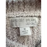 Barefoot Dreams CozyChic Beige Ribbed Knit Sweater Raglan Sleeves Womens Size M Photo 3