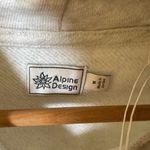 Alpine Design NWT! Women’s  buttery soft cream/gray heather hooded sweatshirt M Photo 3