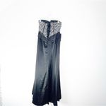 Grace Karin  Black Beaded Strapless Back Lace Corset Split Mermaid Hem Dress 16 Photo 1