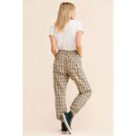 Free People Grunge 90s Plaid Cargo Jogger Back Street Pants Size Large Fall Photo 10
