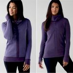Lululemon In a Cinch Reversible Pullover Purple Striped Small See Measurements Photo 1