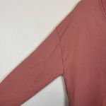 Victoria's Secret ‎ Sport Woman's M PinkCut Out Neck Oversized Tunic Sweatshirt Photo 2
