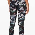 Lululemon EUC Wunder Under High Rise Leggings Glacier Camo Starlight Multi Sz. 2 Photo 2