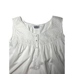Theatricals Cottagecore Prairie Nightgown White Cotton Lace Pintuck Sleeveless Thea M Photo 4