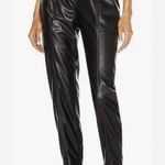 House of Harlow Women’s 1960 Black Faux Leather Paper Bag Pants Size 6 Photo 0