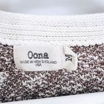 Oona Short Sleeve Sweater Boat Neck Made in New England Sz M Size M Photo 4