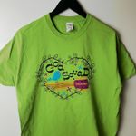 Urban Outfitters God Squad Lakeside Ohio T Shirt Green Large L More Fun Than A Kid Statement Logo Photo 13
