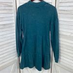 Wild Fable Tiered Mock Neck Sweatshirt Babydoll Dress Teal Small Photo 9