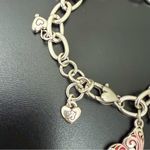 Brighton Retired Vintage Power of Pink Butterfly Charm Breast Cancer Bracelet Photo 7