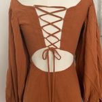 Free People NEW Linen Josie Jumpsuit Size 8 Photo 8