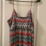 Women's Geometric Print Sleeveless Camisole Dress Size Unknown Pink Photo 6