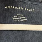 American Eagle  Outfitters Gray Leopard Print V Neck Long Sleeve Tunic Top Photo 1