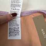 J.Crew Textured Curved Waist Cheeky Bikini Bottom in Pastel Purple Size M New Photo 6