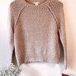 Taupe Beige Pink Pullover Sweater Tan Photo 0