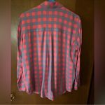 Treasure & Bond  Boyfriend Plaid Button Down Size L Photo 2