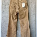 Pilcro x Anthropologie Corduroy Pants – Tan Wide Leg Straight – NWT Size 26 Photo 1