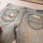 American Eagle Outfitters Unisex Jeans SZ 36/32 Distressed Ripped 100% Cotton Slim Straight Photo 12