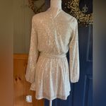 Forever 21 Shimmering Long Sleeve Dress size S Photo 4