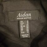 Aidan Mattox 💕💕 Plunging V-Neck Flutter Sleeve Gown Black Burnout Floral 8 NWT Photo 11