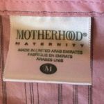 Motherhood  Maternity Pink Long Sleeve Button Down Blouse Size Medium Photo 1