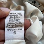 Cream Floral Spaghetti Strap Belted Mini Dress Photo 9