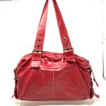 FRANCESCO BIASIA red leather motorcycle bag, made in Italy Photo 4