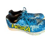 Hoka  Blue and Yellow Running Shoes size 9 Photo 2