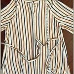 Ophelia Roe  women’s striped blouse size L Photo 6