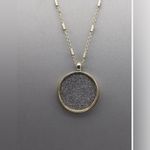 Loft Gold and Silver black Necklace with Sparkling Pendant Photo 2