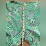 Lilly Pulitzer Vintage  Floral Crab Print Pants Lavender Blue Size 10 Capri Photo 3