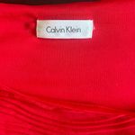 Calvin Klein Fitted Red Tank Top with Scoop Neckline L Photo 4