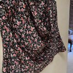 Zenobia  Black and Pink Floral Camisole Photo 3