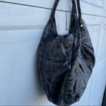 Brahmin Purse Black Gray Leopard Animal Print Shoulder Hobo Photo 4