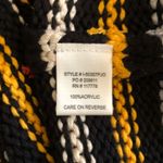 Lovestitch NWT Black Aqua Orange Stripe Kangaroo Pocket Long Sleeve Hoodie MD Photo 11