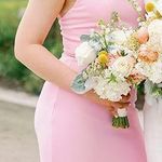 Lulus NWT Romantic Destiny Light Pink Square Neck Photo 2