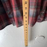 Current/Elliott  Red Plaid Flannel Shirt Women Small 100% Cotton‎ Western Grunge Photo 7