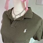 Polo Ralph Lauren Sport Olive Green Short Sleeve Polo Shirt Womens Medium Photo 2