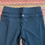Lululemon VTG BLACK  WIDE LEG CROP YOGA LEGGINGS Photo 4