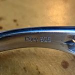 Natural Iolite Moissanite Marquise Ring Size 8 Blue Photo 5