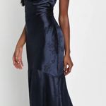 Lulus Satin Cowl Neck Maxi Dress Photo 0