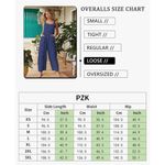 NEW 100% Cotton Loose Bib Jumpsuit Baggy Overalls Pockets XL Black Photo 3