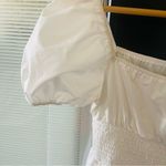 SheIn White Summer Flowing Dress Size Small Photo 3